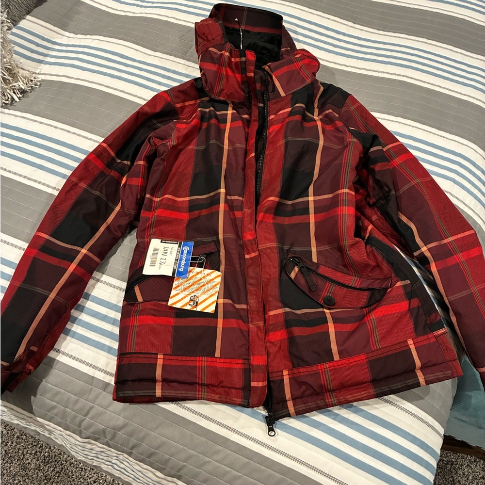 686 Women's Black Jacket with Green Label - Picture 5 of 5